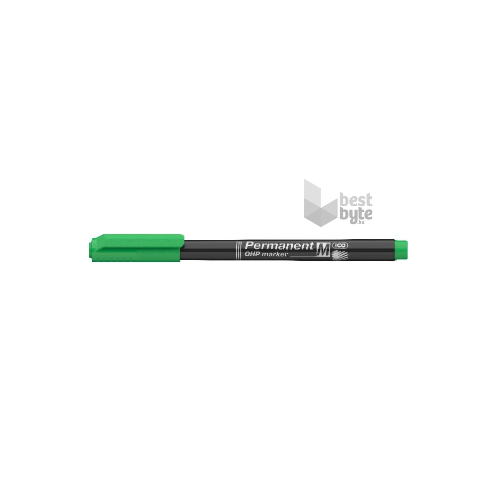 ICO OHP M 1-1,5mm zöld permanent marker