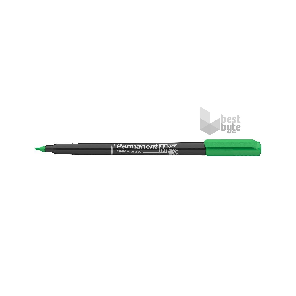 ICO OHP M 1-1,5mm zöld permanent marker