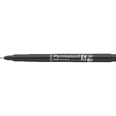 ICO OHP S 0,3mm fekete permanent marker