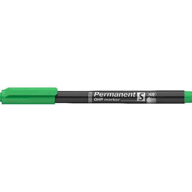ICO OHP S 0,3mm zöld permanent marker