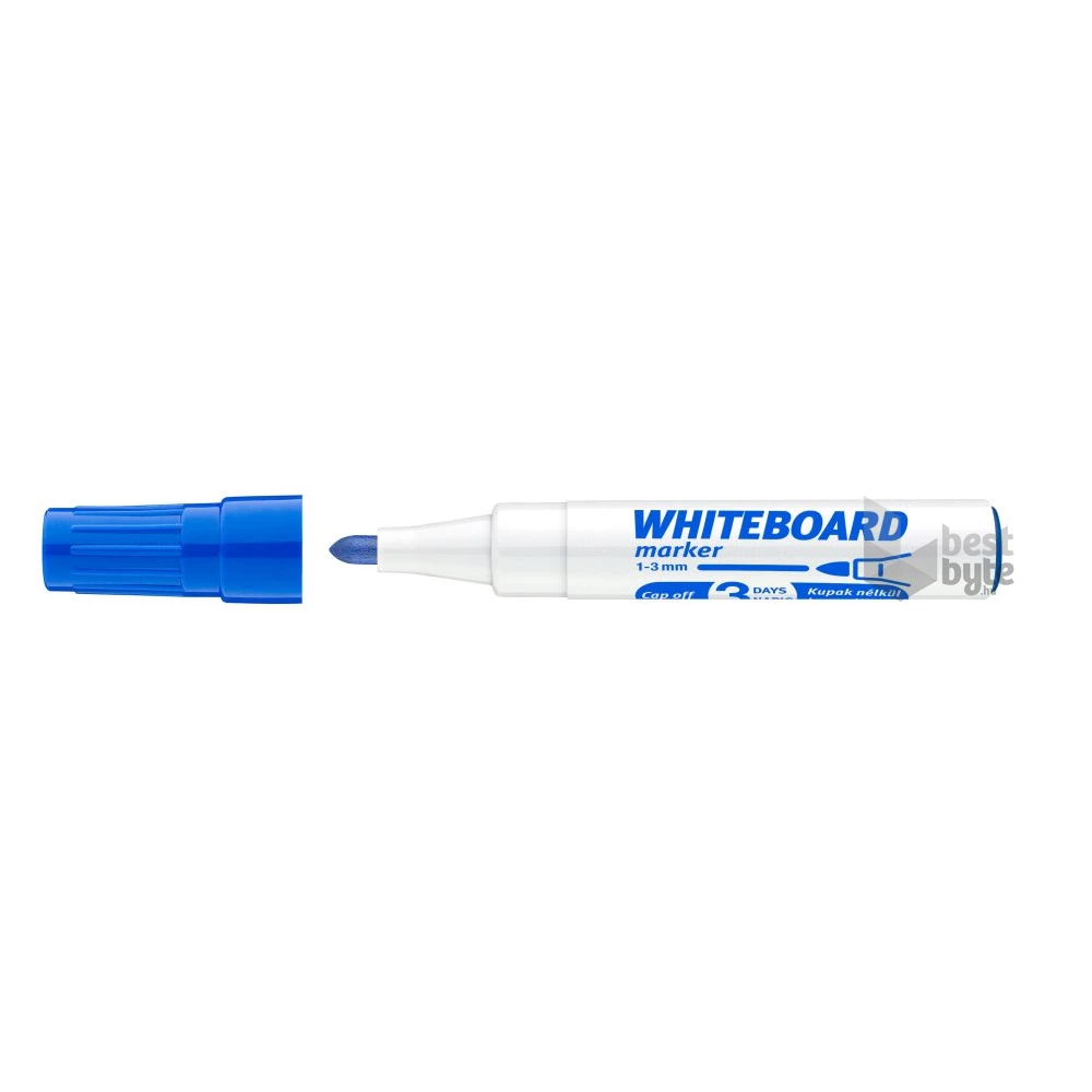 ICO Whiteboard kék kerek táblamarker