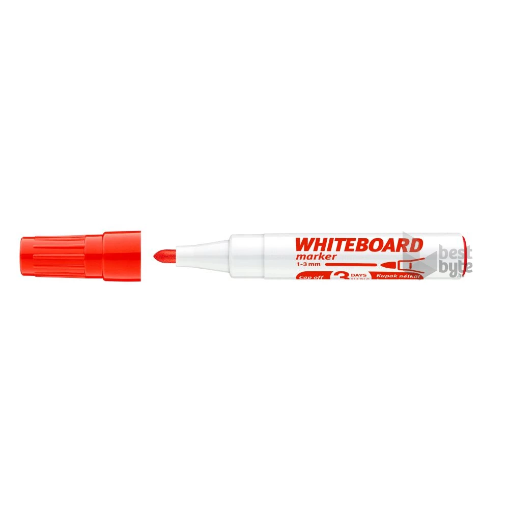 ICO Whiteboard piros kerek táblamarker
