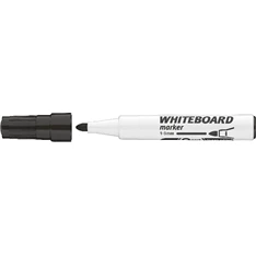 ICO Whiteboard fekete kerek táblamarker