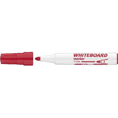 ICO Whiteboard piros kerek táblamarker