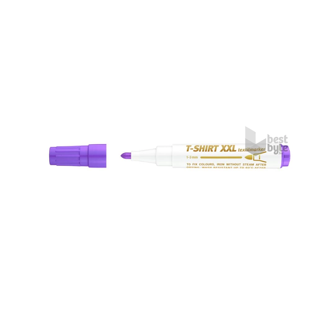 ICO D10 XXL lila textilmarker rostirón