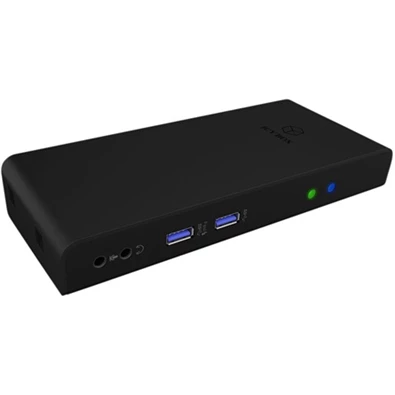 ICY BOX DockingStation 11-in-1 USB3.0 dokkoló fekete