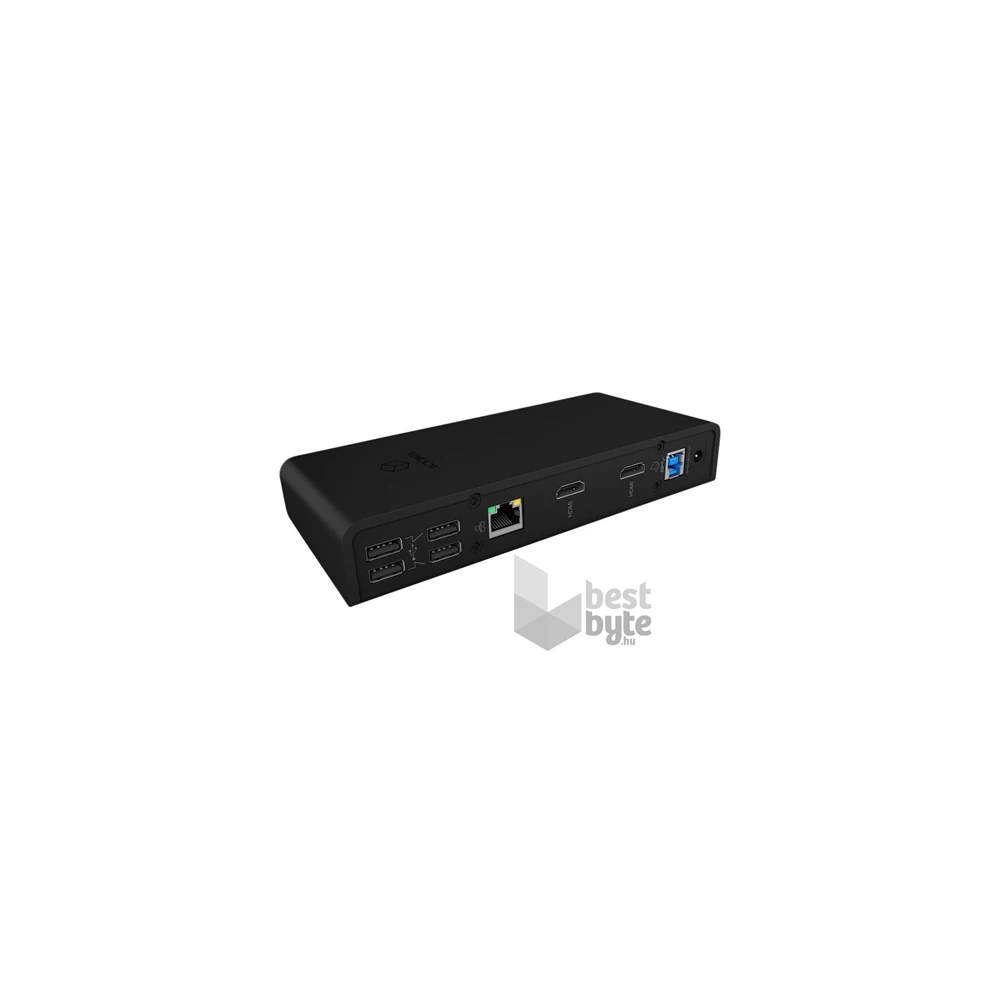 ICY BOX DockingStation 11-in-1 USB3.0 dokkoló fekete