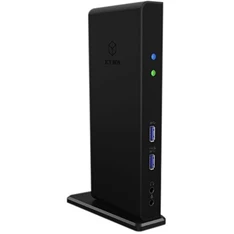 ICY BOX DockingStation 11-in-1 USB3.0 dokkoló fekete