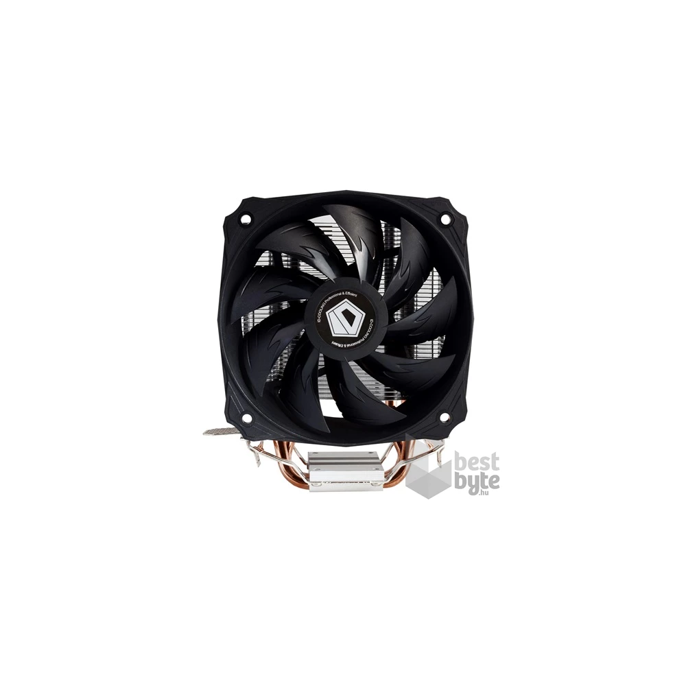 ID-Cooling CPU Cooler - SE-213V2 (16-20,2dB; max. 95,14 m3/h; 4pin csatlakozó, 3 db heatpipe, 12cm, PWM)