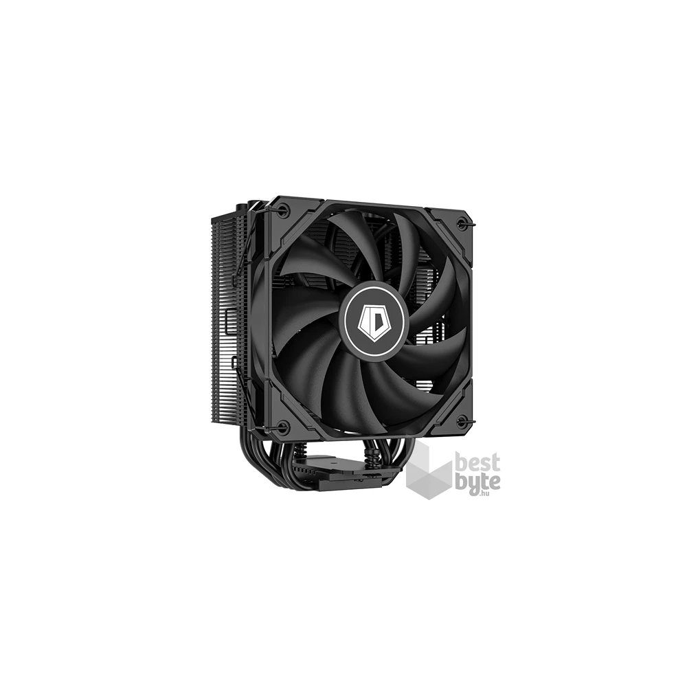 ID-Cooling CPU Cooler - SE-224-XTS BLACK (28.9dB; max. 118,93 m3/h; 4pin csatlakozó, 4 db heatpipe, 12cm, PWM)