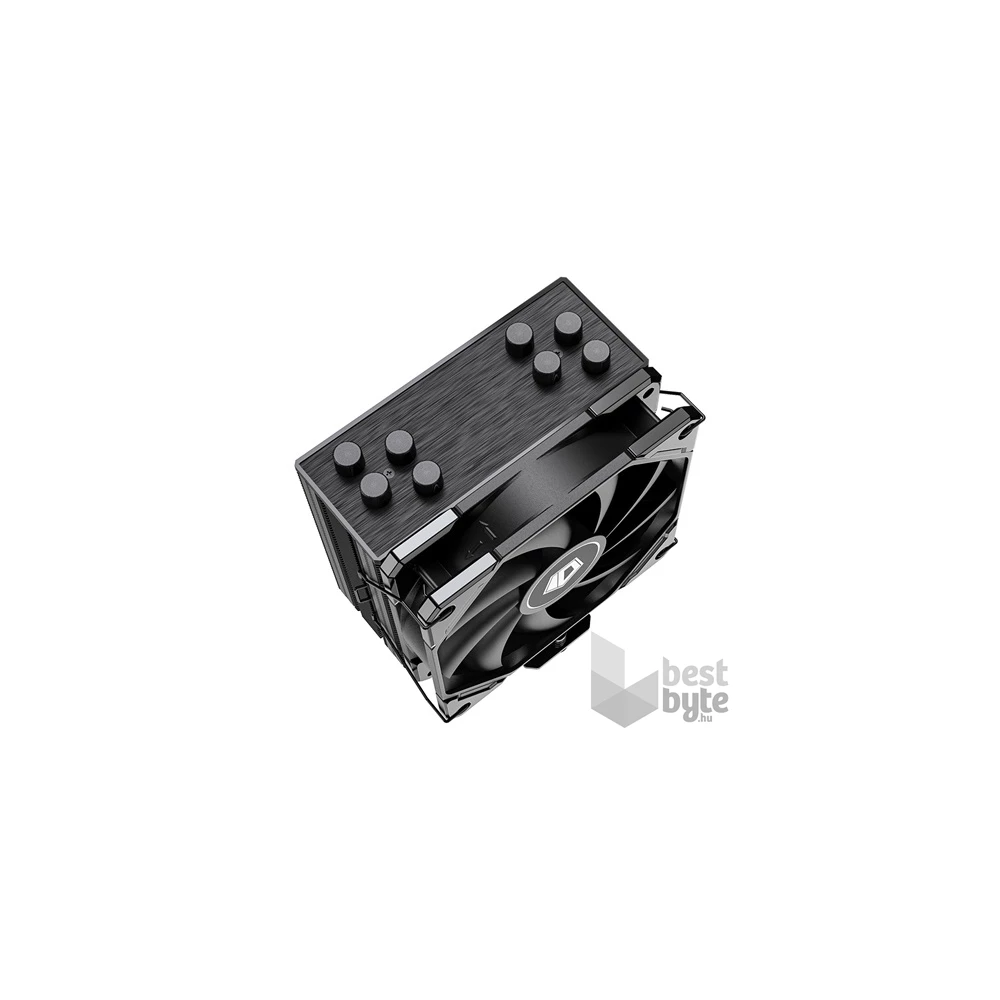 ID-Cooling CPU Cooler - SE-224-XTS BLACK (28.9dB; max. 118,93 m3/h; 4pin csatlakozó, 4 db heatpipe, 12cm, PWM)