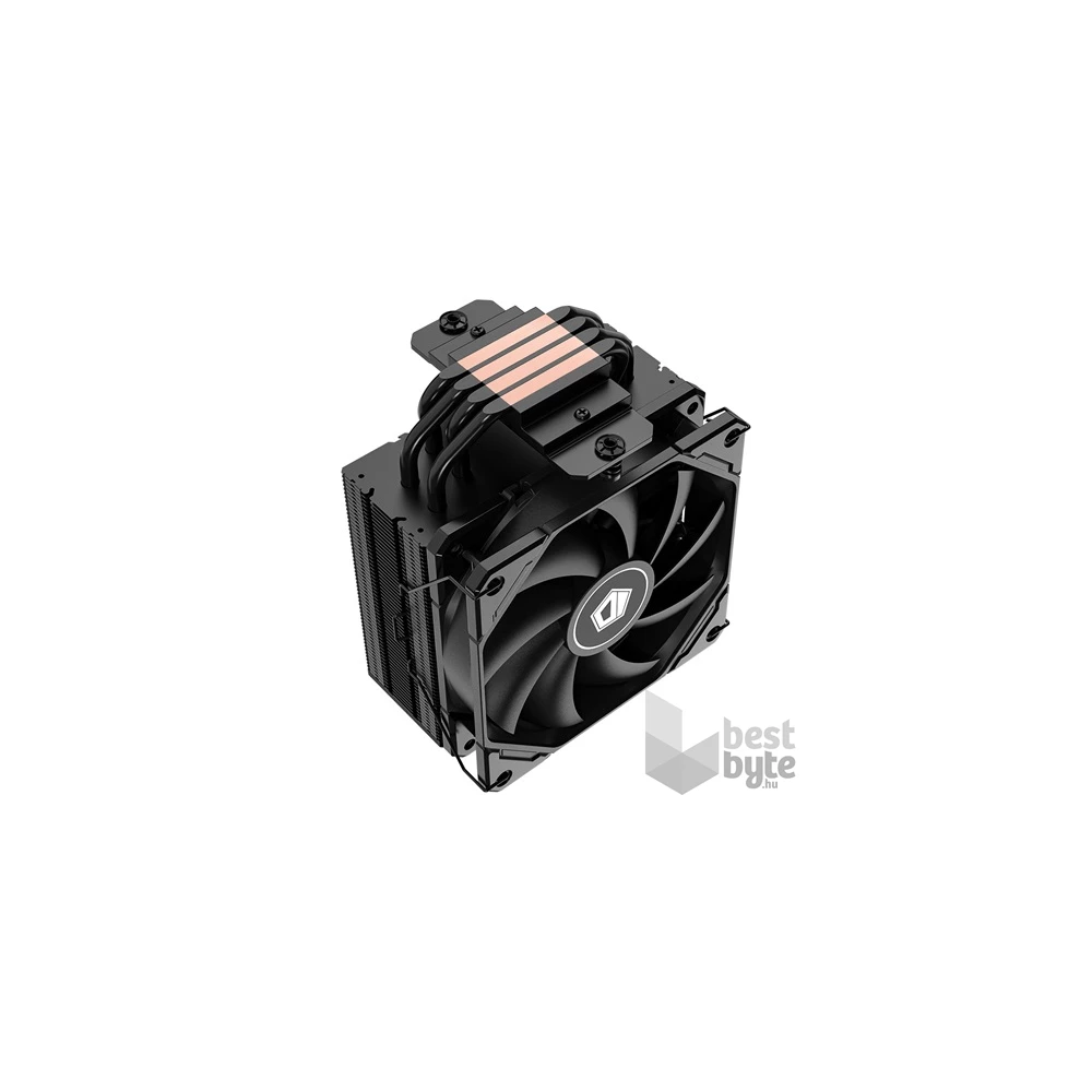 ID-Cooling CPU Cooler - SE-224-XTS BLACK (28.9dB; max. 118,93 m3/h; 4pin csatlakozó, 4 db heatpipe, 12cm, PWM)