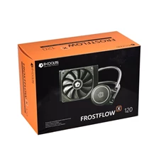 ID-Cooling CPU Water Cooler - FROSTFLOW X 120 (18-35,2dB; max. 126,57 m3/h; 12cm, fehér LED)