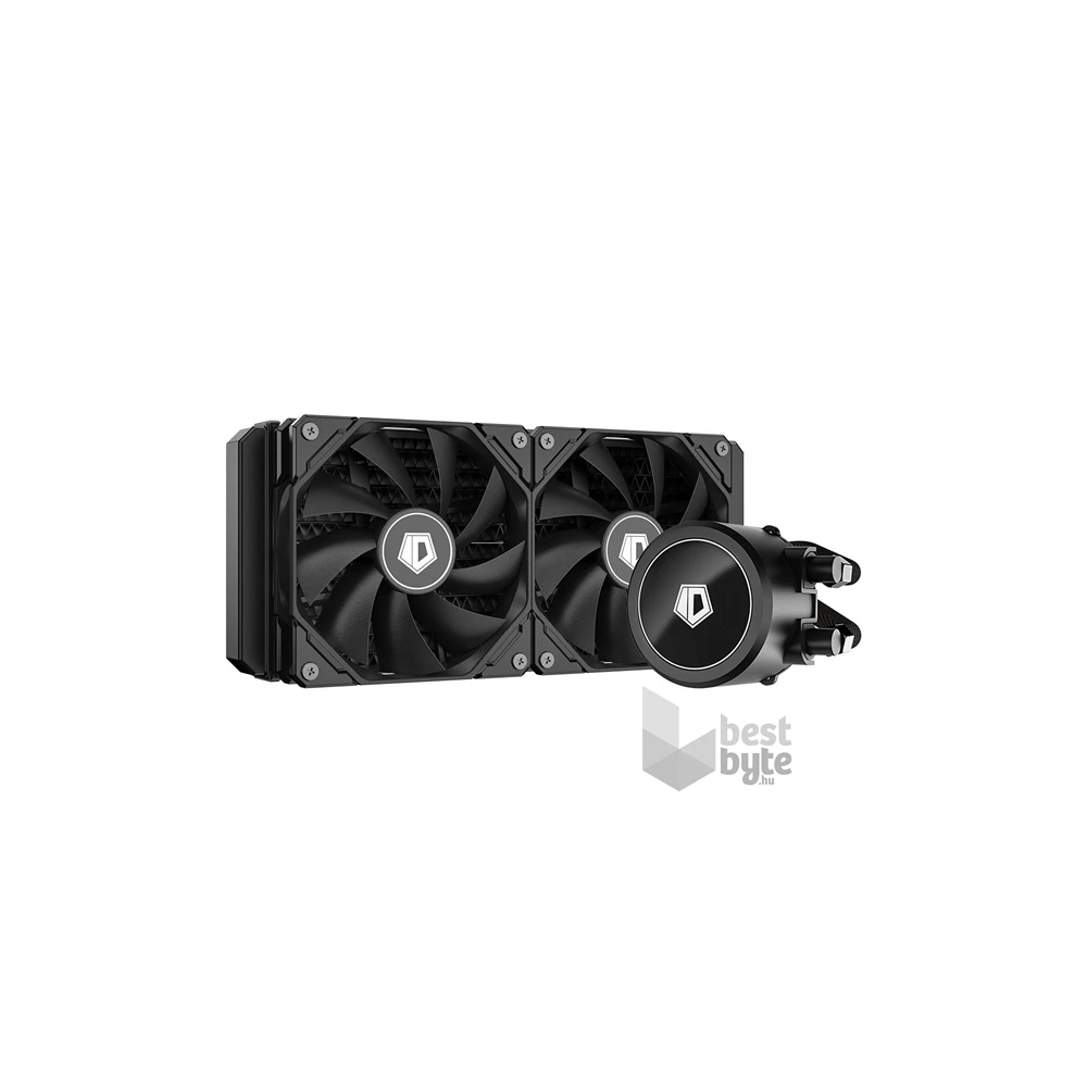 ID-Cooling CPU Water Cooler - FROSTFLOW X 240 LITE (35,2dB; max. 129,39 m3/h; 2x12cm, fehér LED)
