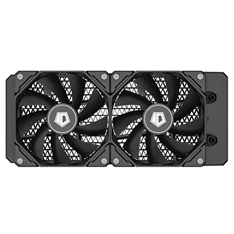 ID-Cooling CPU Water Cooler - FROSTFLOW X 240 LITE (35,2dB; max. 129,39 m3/h; 2x12cm, fehér LED)