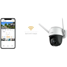 IMOU Cruiser kültéri 2MP, H265, 3.6mm (89°), IR30m, mikrofon/hangszóró, SD, fix lencsés Wi-Fi PT kamera