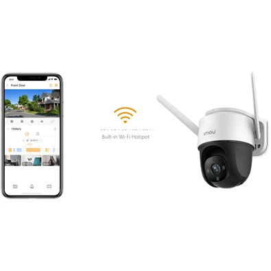 IMOU Cruiser kültéri 2MP, H265, 3.6mm (89°), IR30m, mikrofon/hangszóró, SD, fix lencsés Wi-Fi PT kamera