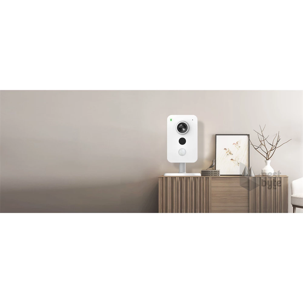 IMOU Cube beltéri, 2MP, 2,8mm(105°),H265, 25fps, IR10m, mikrofon/hangszóró, microSD, fix lencsés Wifi csempekamera