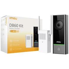 IMOU DB60/DS21 5MP kamerás Wifi okoscsengő szett
