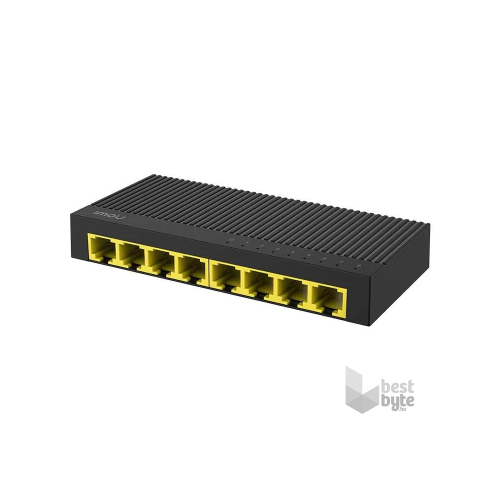 IMOU SG108C 8 portos gigabites fekete asztali switch