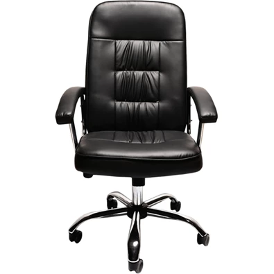 IRISOffice Abbott fekete textilbőr főnöki fotel