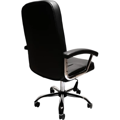 IRISOffice Abbott fekete textilbőr főnöki fotel