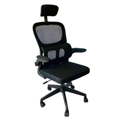 IRIS Office Arcadia fekete, ergonómikus, szövet-hálós irodai forgószék fej és háttámasszal IRIS Office Arcadia fekete, ergonómikus, szövet-hálós irodai forgószék fej és háttámasszal