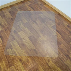 IRIS 100x140cm, 0,8mm vastag, áttetsző padlóvédő székalátét, kerekített sarkok, OEM