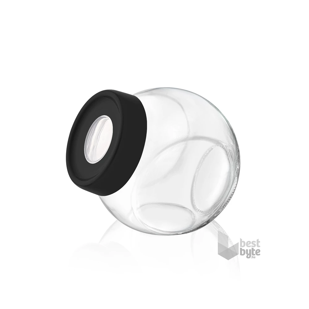 IRIS C-00225 Ring billenthető üveg tároló 750ml, fekete, elfántcsont vagy szürke színű