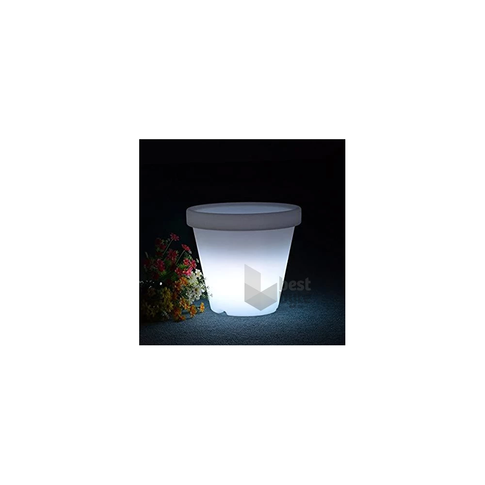 IRIS DL-014SB-SS-4LED világító cserép, szolár LED dekorációs fény