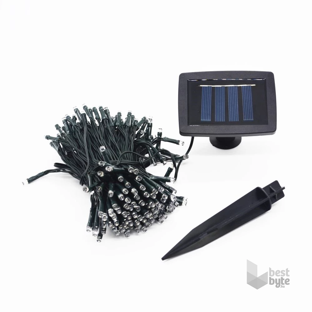 IRIS DL-019CW-100LED szolár LED dekorációs fényfüzér