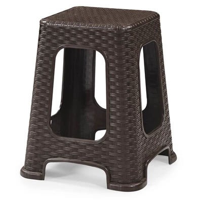 IRIS GF-400BR Star barna rattan zsámoly 35x35x46cm