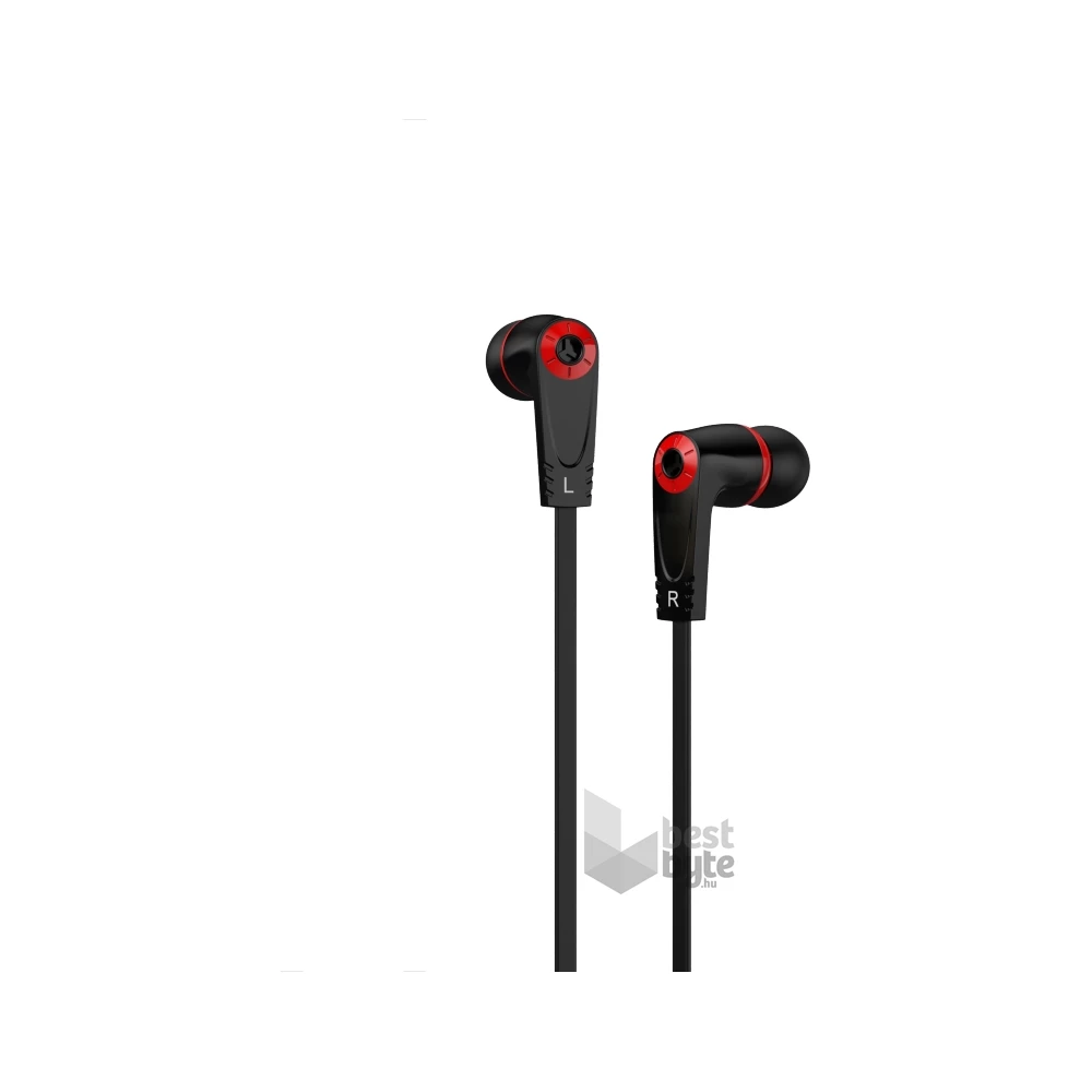 IRIS G-13 mikrofonos fekete fülhallgató