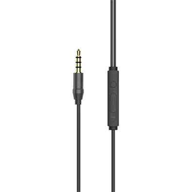 IRIS G-23 mikrofonos fekete fülhallgató