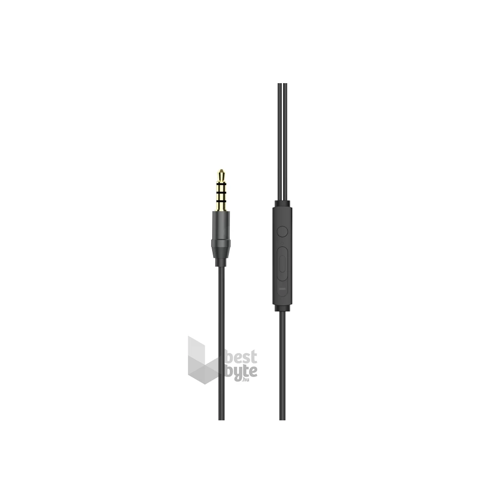 IRIS G-23 mikrofonos fekete fülhallgató