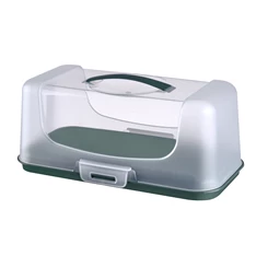 IRIS G-227 IDEA négyzetes süteménytároló és hordozó 19x34x14,3cm