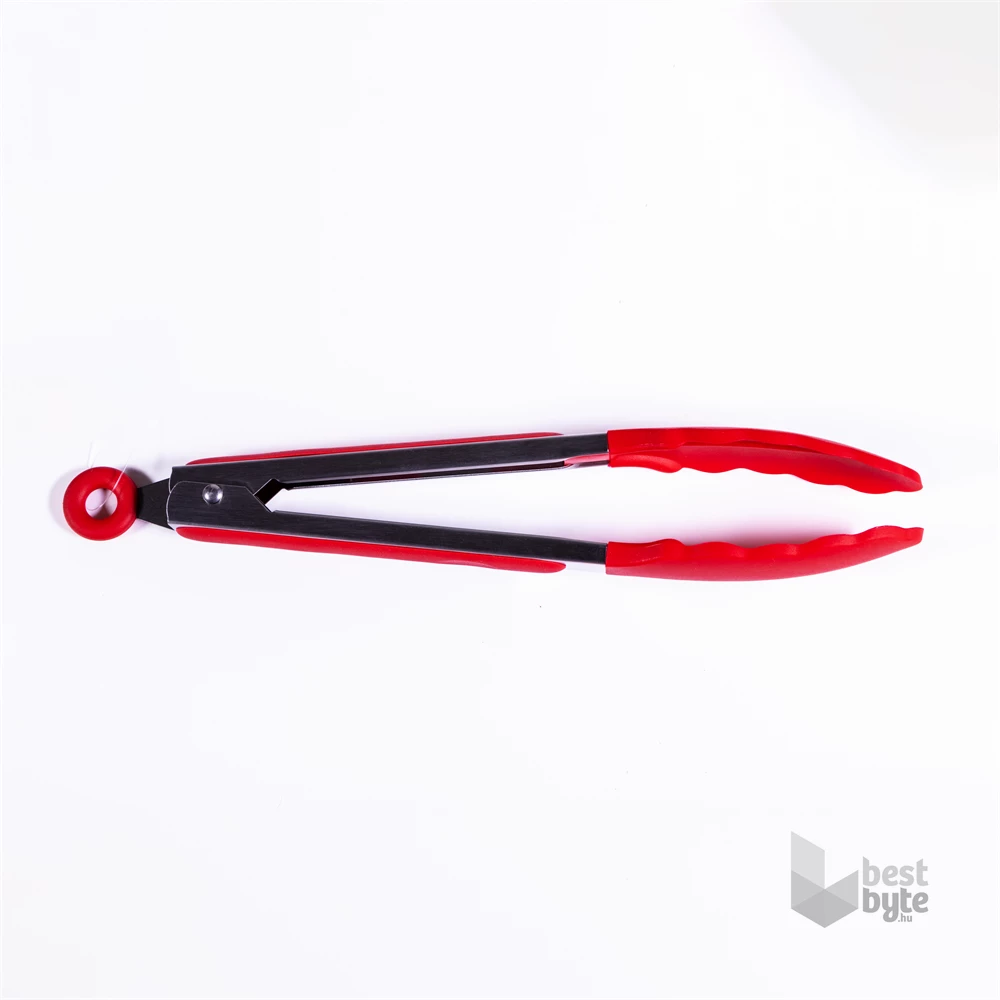 IRIS KT-206 27,5 cm-es ételfogó csipesz szilikon fogóval