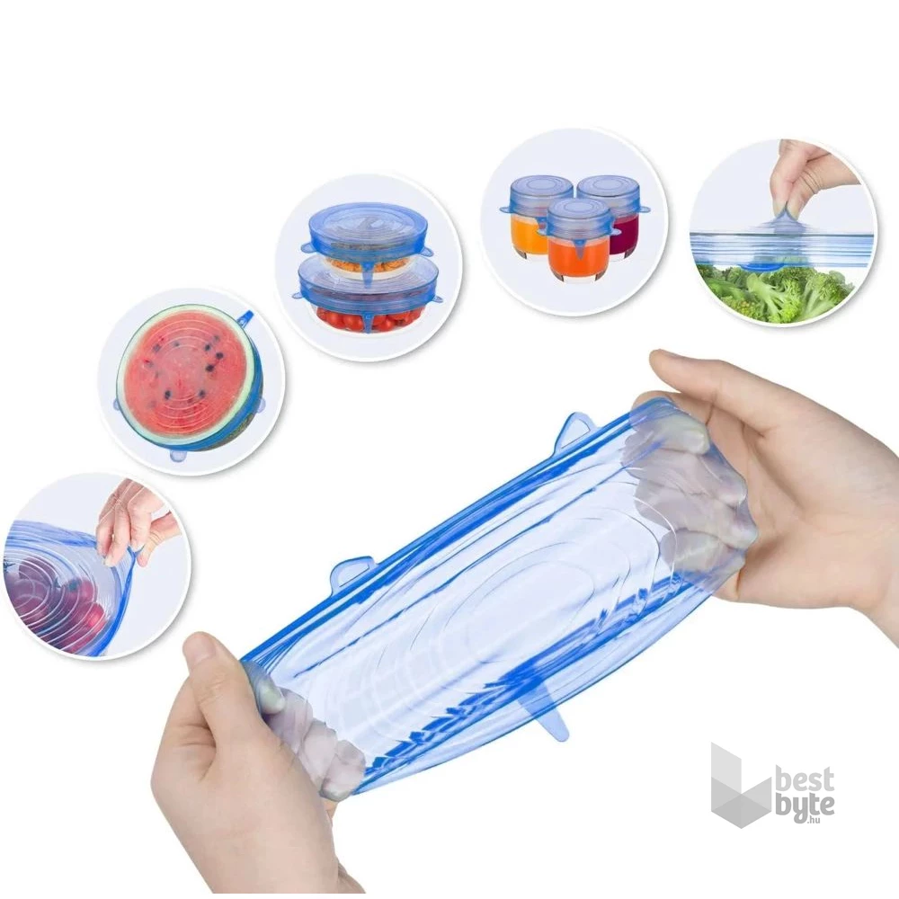 IRIS KT-490 6 db-os szilikon fedő szett