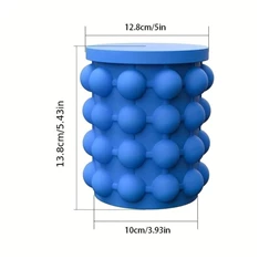 IRIS KT-567 Szilikon jégkocka tartó, fedővel
