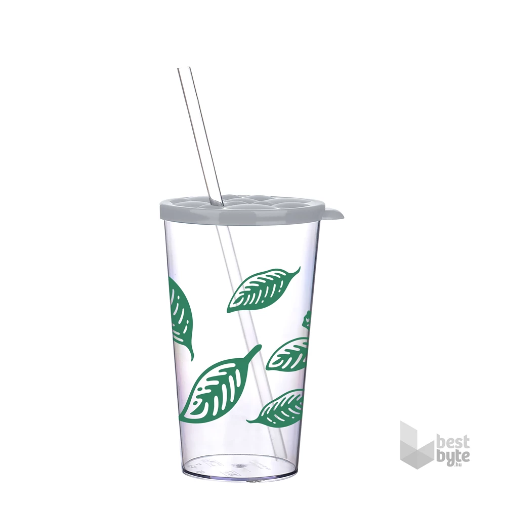 IRIS LIMESHAKE BUBBLE pohár tetővel, szívószállal 700ml AP-9449