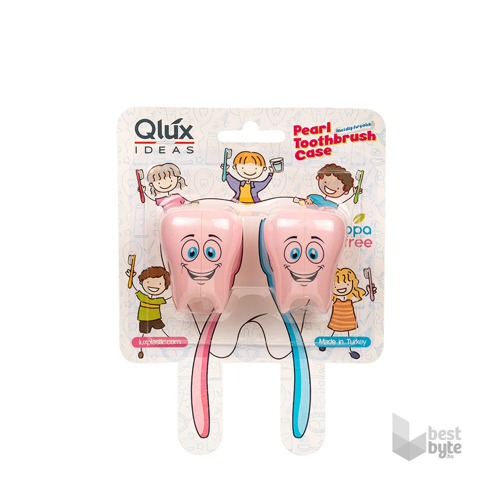 IRIS L-00600 Pearl fali fogkefetartó 2db, kék, rószaszín vagy sárga színű