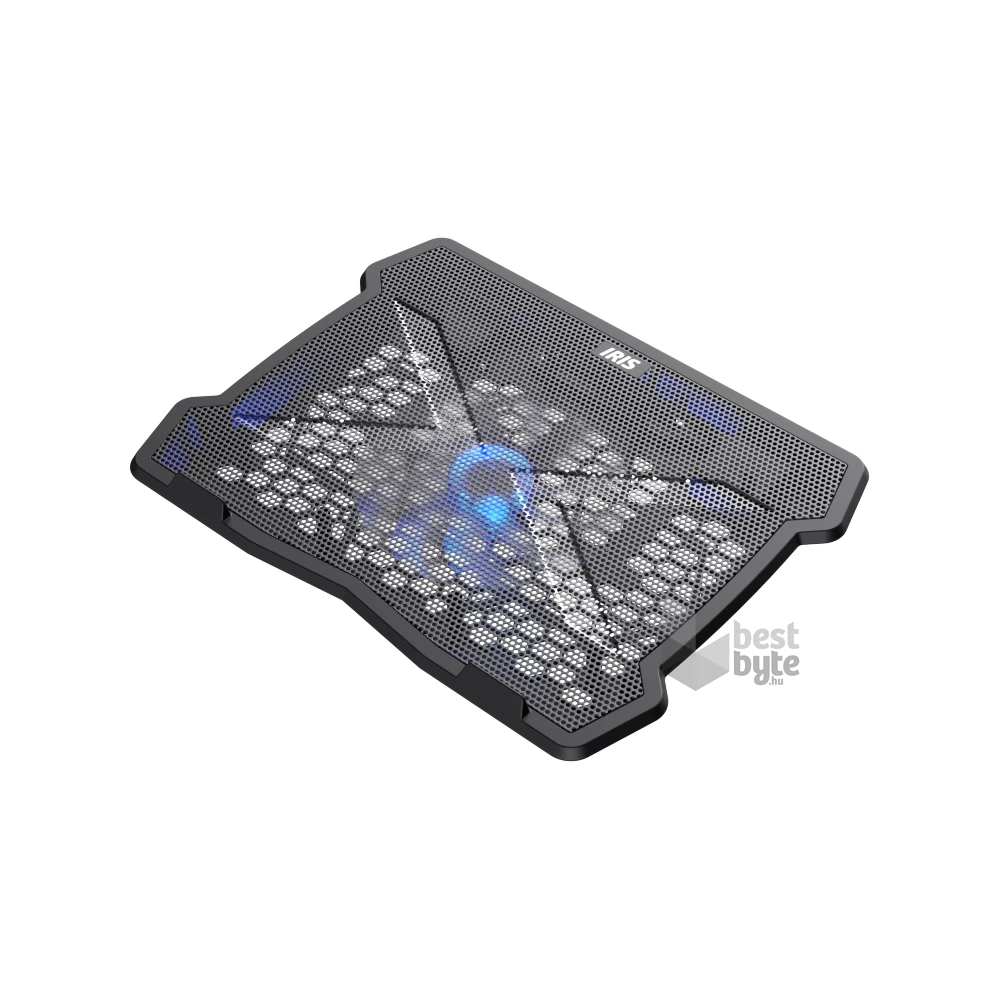 IRIS L-13 fekete notebook hűtőpad