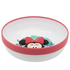 IRIS Licenc Minnie csúszásgátlós műanyag mélytányér