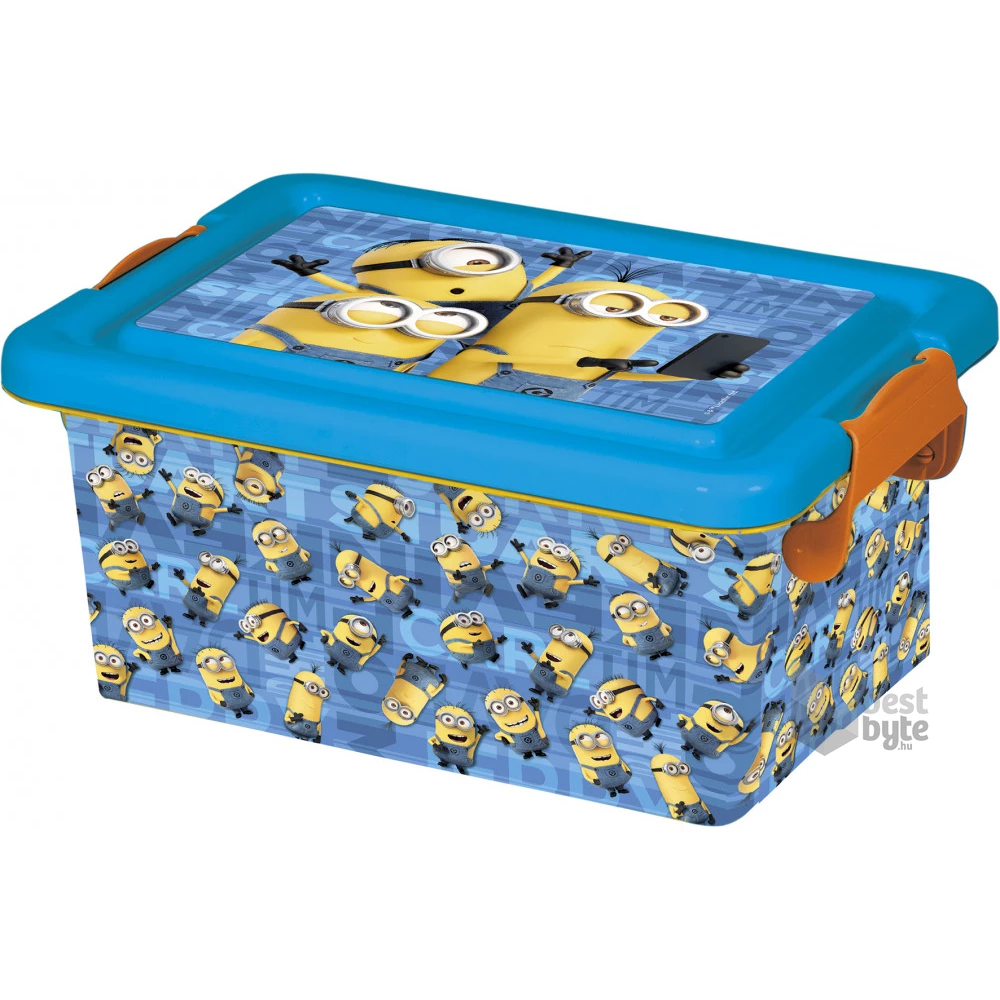 IRIS MINIONS Disney 3,7l műanyag tárolódoboz