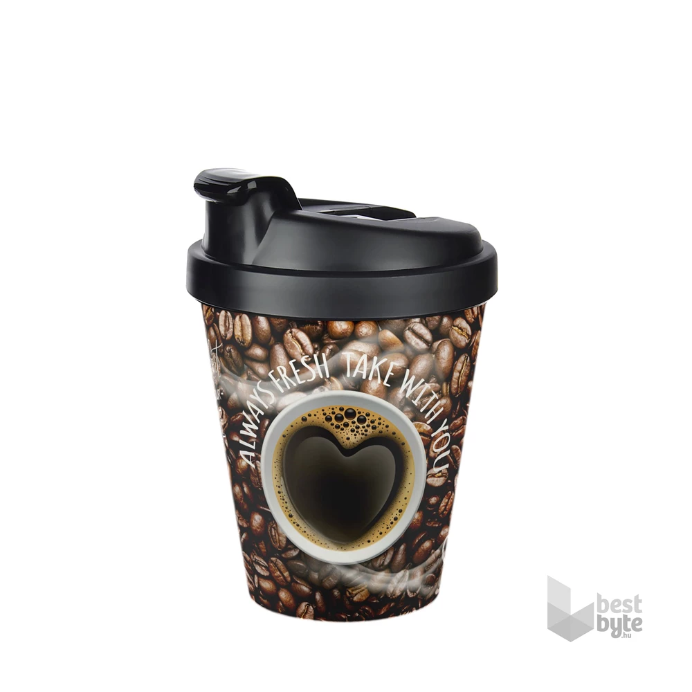 IRIS MOTTO TERMO pohár tetővel 400ml AP-9221