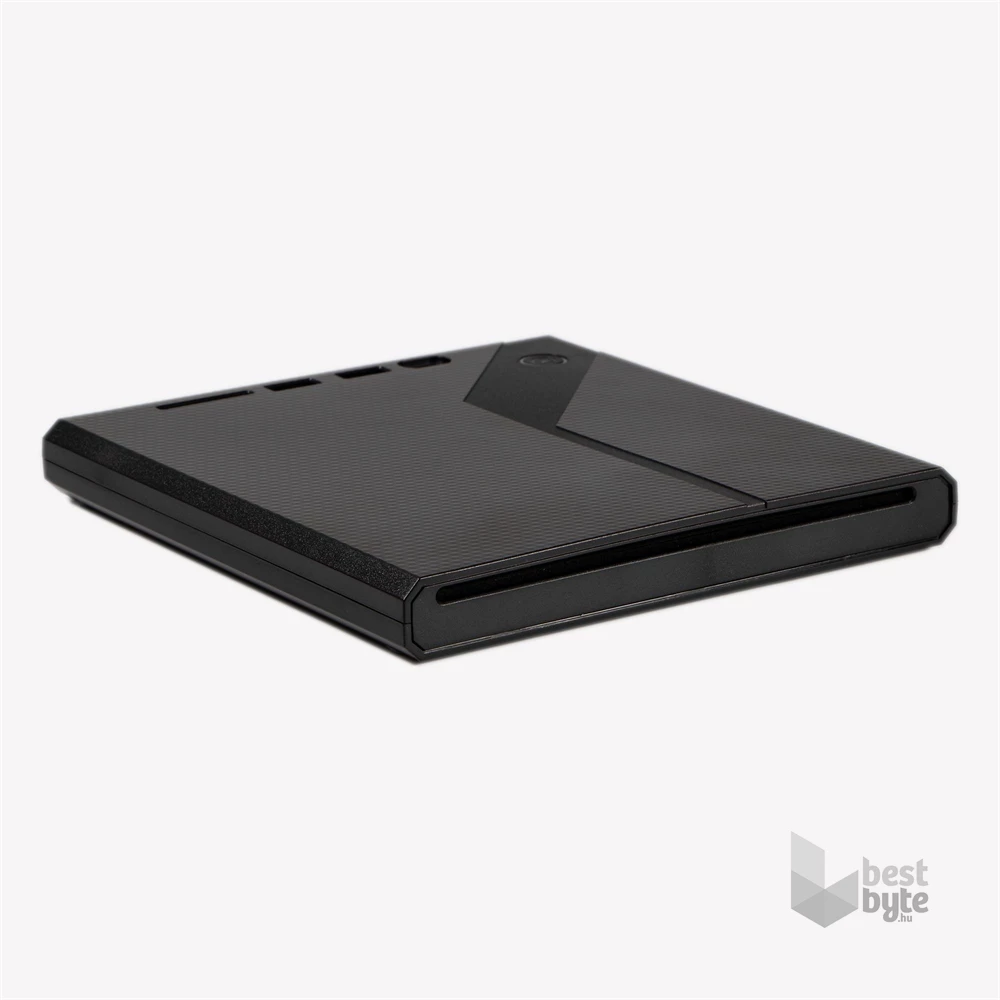 IRIS PUSH EXTERNAL DVD író, USB 3.0, Read/write:CD/VCD/DVD, slot-in, DVD-RW, fekete