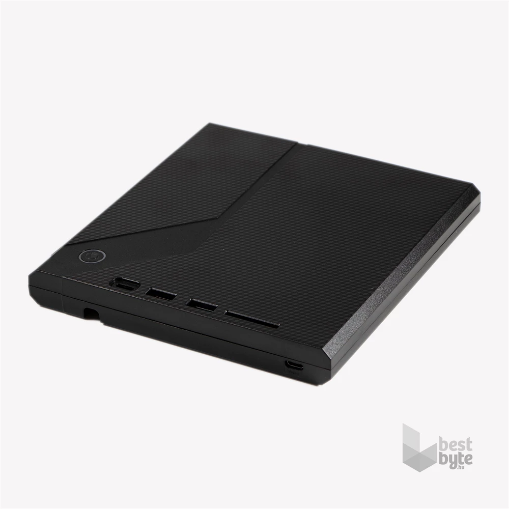 IRIS PUSH EXTERNAL DVD író, USB 3.0, Read/write:CD/VCD/DVD, slot-in, DVD-RW, fekete