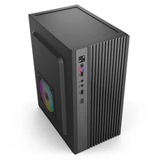 IRIS Q2517 fekete (táp nélküli) mATX számítógépház