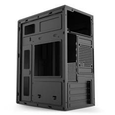 IRIS Q2517 fekete (táp nélküli) mATX számítógépház