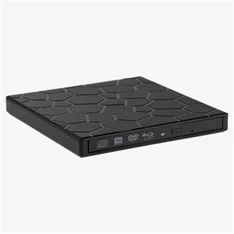 IRIS ROCK EXTERNAL Blu-Ray író, 8in1, USB 3.0, Read/write:CD/VCD/DVD/BD, tálcás, DVD-RW, fekete